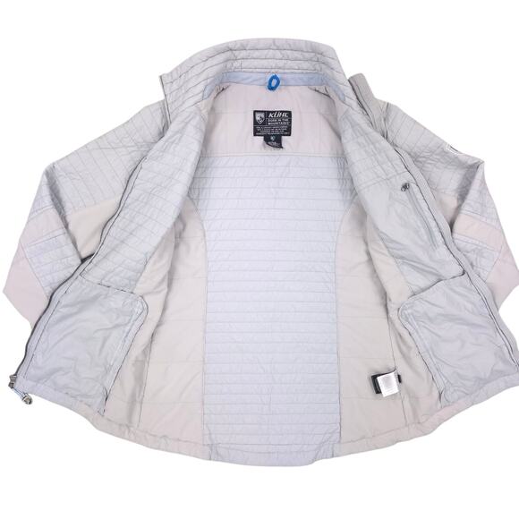 Kuhl Firefly Jacket Light Gray Insulated Full Zip Outdoor Hiking - Picture 5 of 14